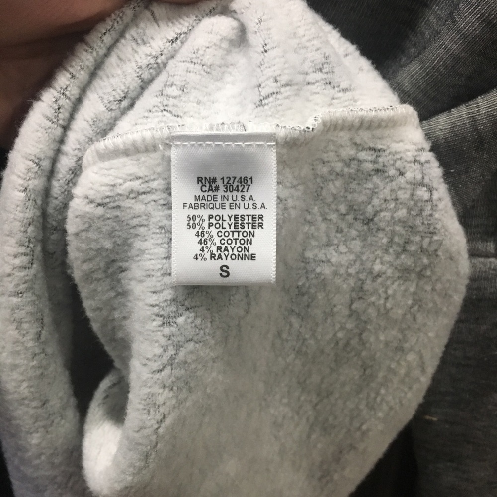 NWT Wildfox Grey Gray Hooded Top Sweater S - Picture 6 of 9